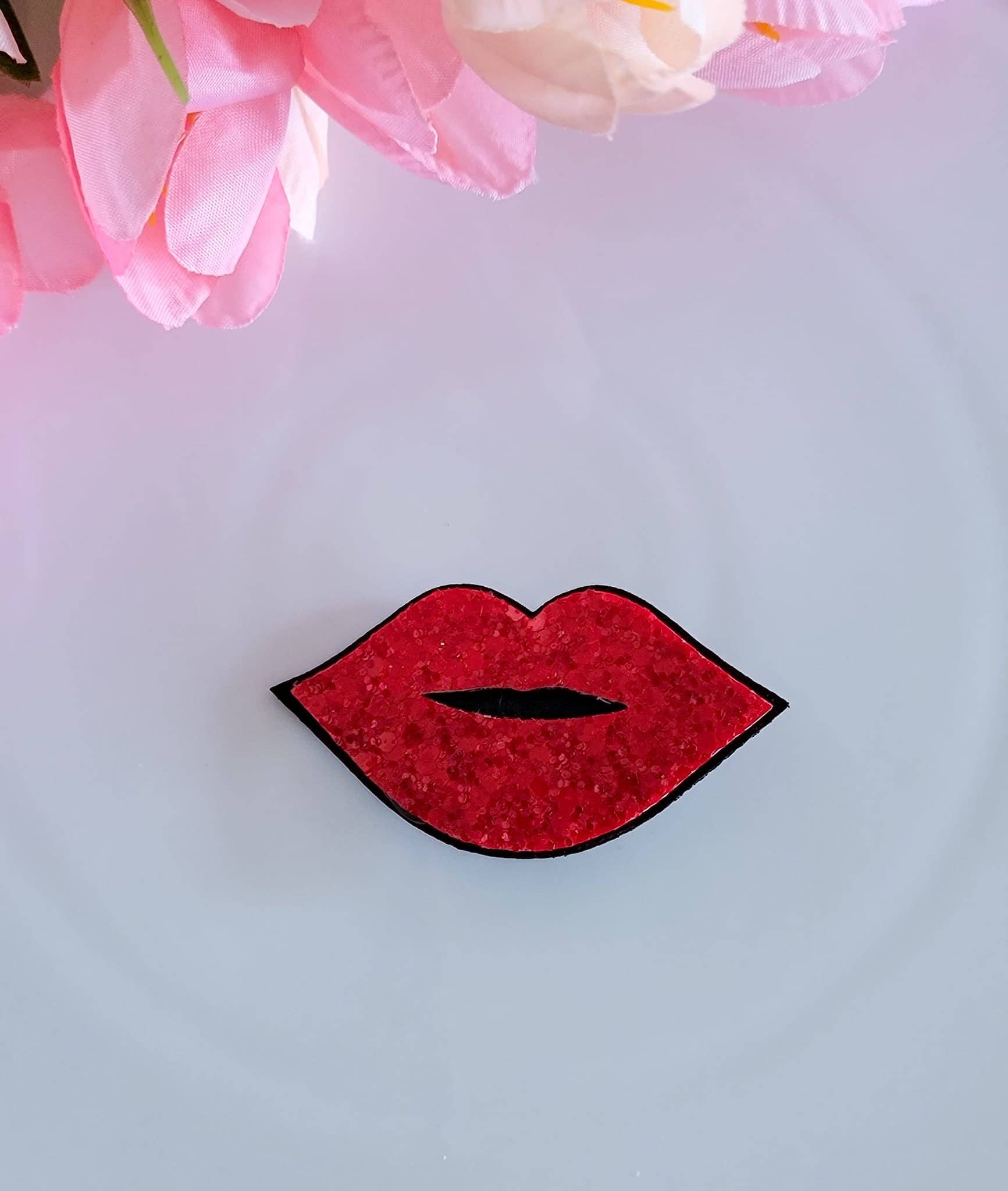 Lip Clip-Candy Apple Glitter