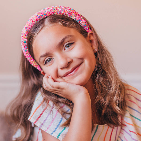 Padded Sprinkles Headband