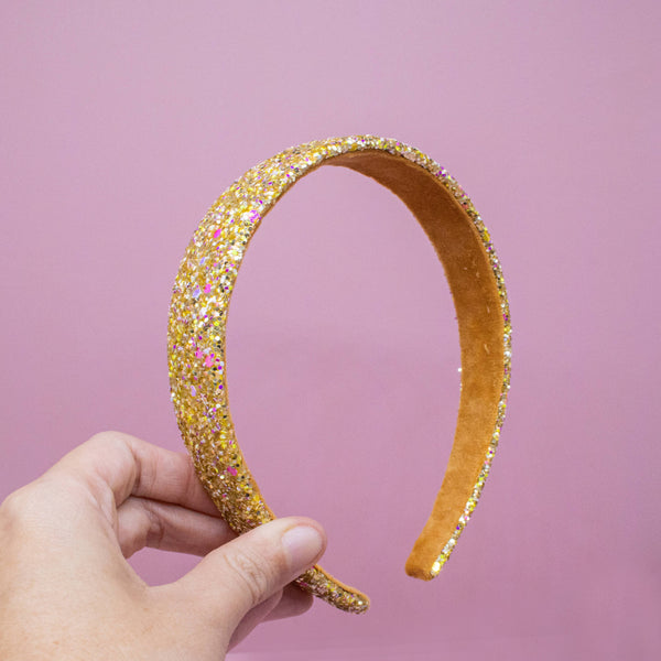 Tapered Chunky Glitter Headband