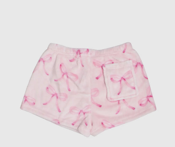 Fleece Printed Cozy Shorts