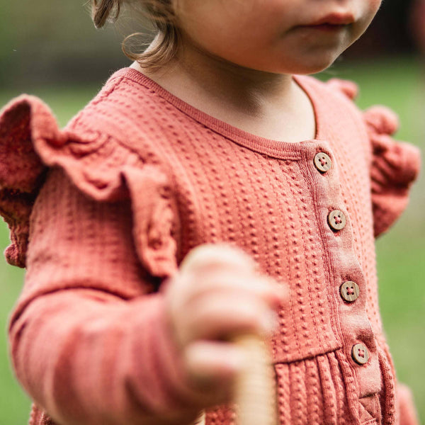Dotted Rib Infant Jumpsuit