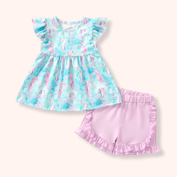 Seashorse Cove - Shorts Set