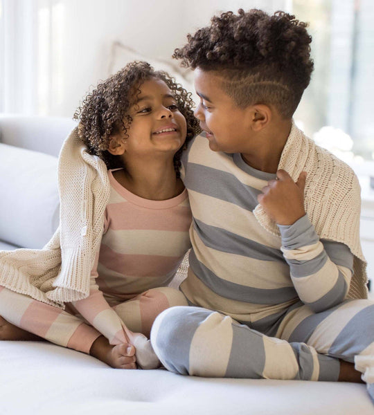 Organic Cotton Sleep & Play - Quarry Stripe