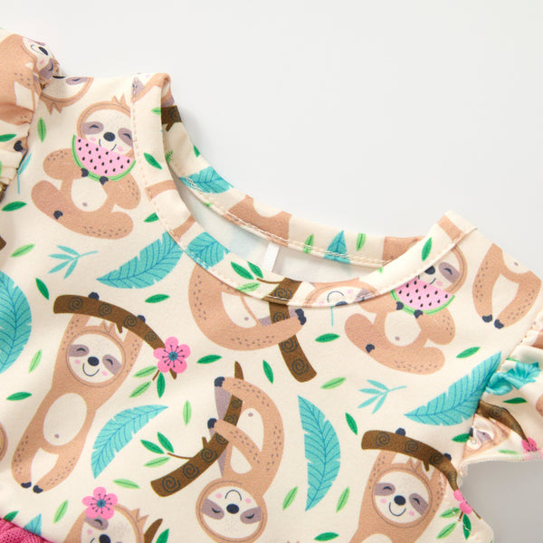 Summer Sloths - Romper
