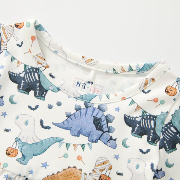 Trick-O-Saurus - Girl Romper