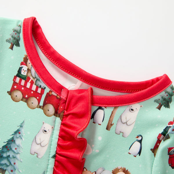 North Pole Express - Girl Romper