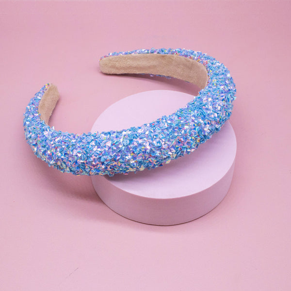 Kids Padded Headband - Chunky Sequin Hair Band