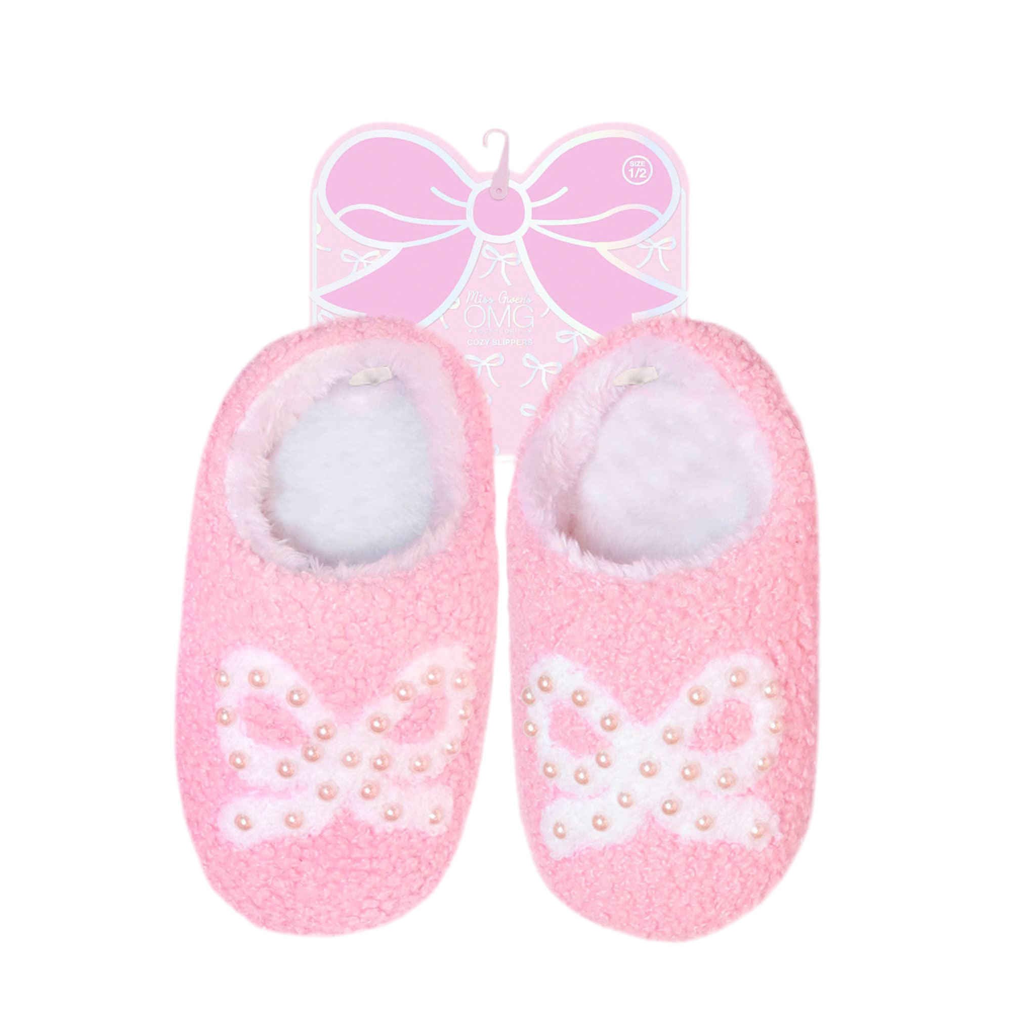 Pearl Bow Slippers