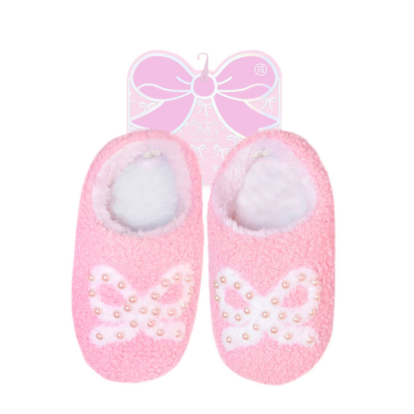 Pearl Bow Slippers