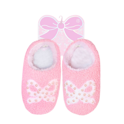 Pearl Bow Slippers