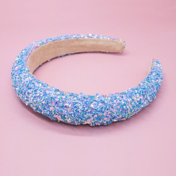 Kids Padded Headband - Chunky Sequin Hair Band