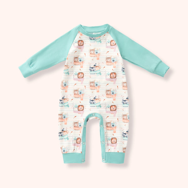 Cozy Critters - Boy Romper