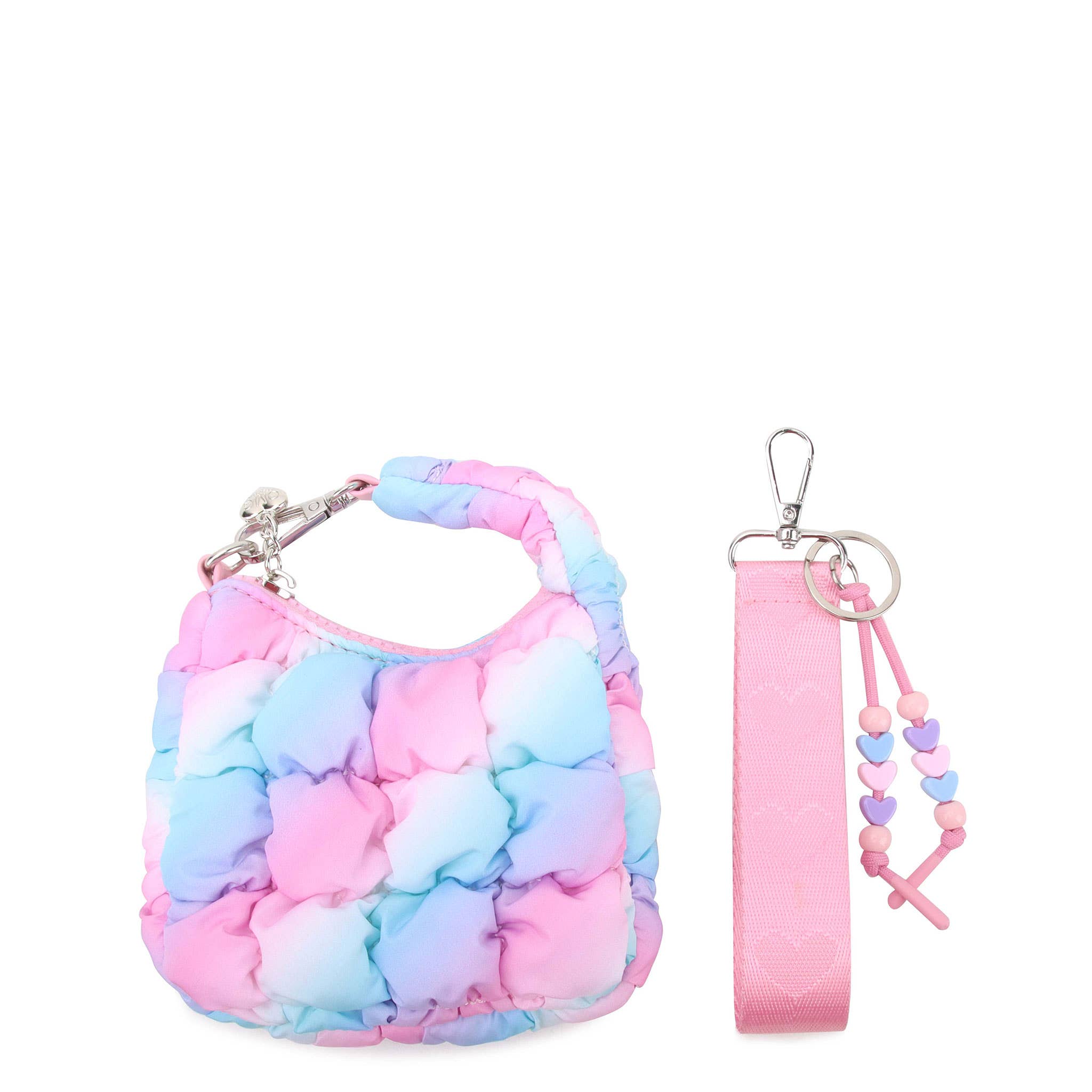 Quilted Scrunchies Mini Hobo Ombre Bag Charm Set