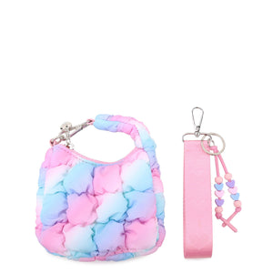 Quilted Scrunchies Mini Hobo Ombre Bag Charm Set