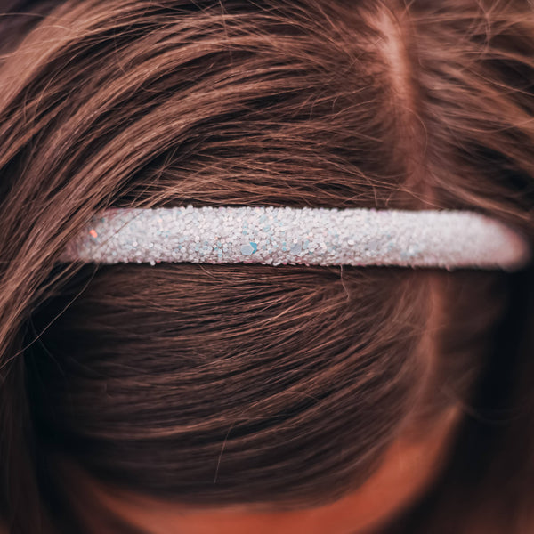 Thin Glitter Headband - Padded Hair Bands