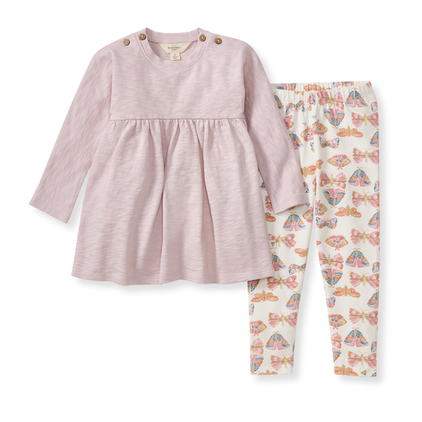 Chunky Slub Toddler Tunic Set