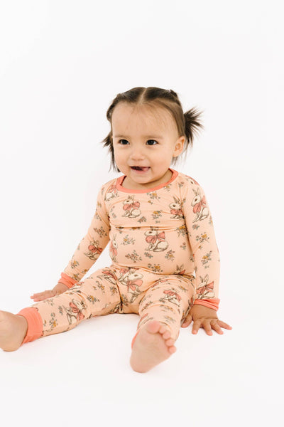 Vintage Bunny Bamboo Set