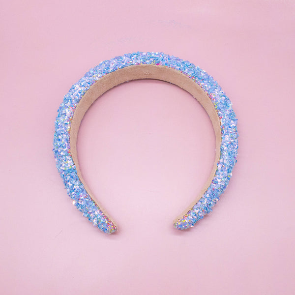 Kids Padded Headband - Chunky Sequin Hair Band