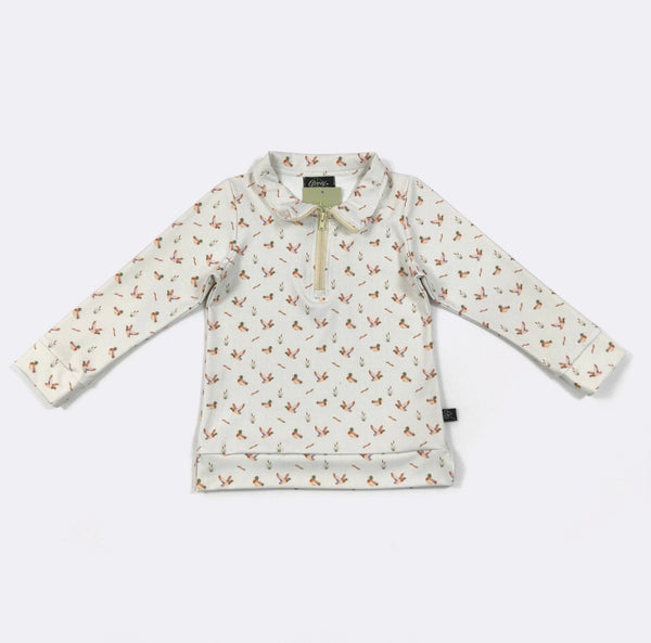 Duck Check Quarter Zip