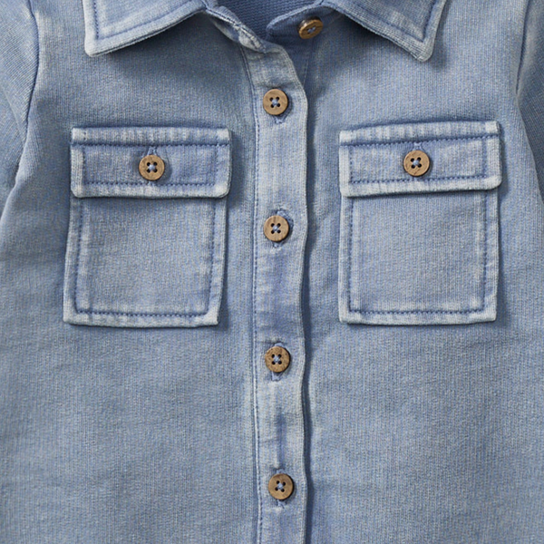 Acid Wash Infant Jumpsuit