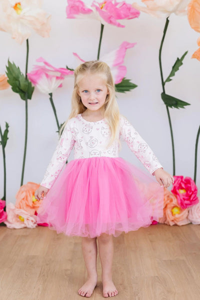 Purr-fectly Pink Tutu Dress