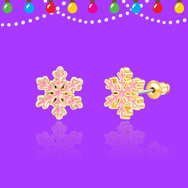 Snowflake Magic Earrings | Kids Studs