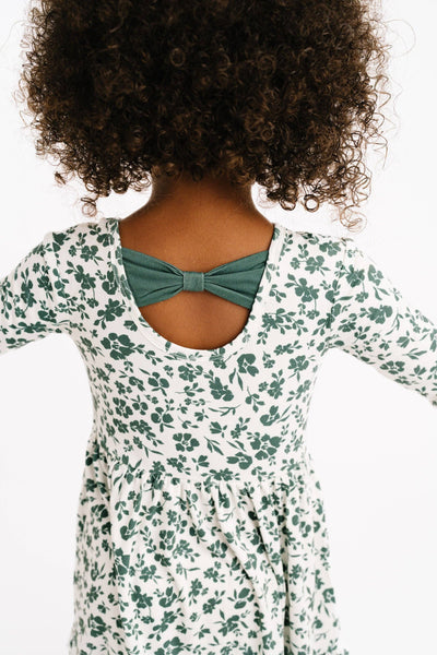 Earthy Floral Bamboo Dress