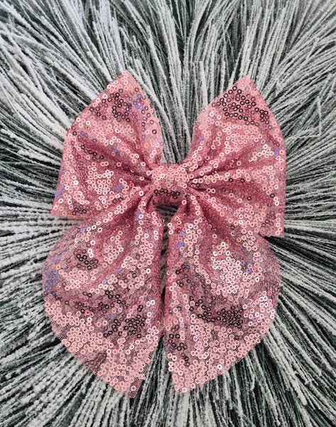 Large Curve Tail Annabelle Sequin Bow