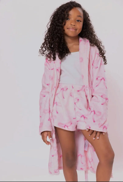 Fleece Printed Cozy Shorts