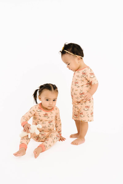 Vintage Bunny Bamboo Set