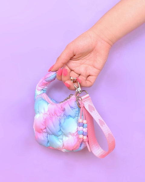 Quilted Scrunchies Mini Hobo Ombre Bag Charm Set