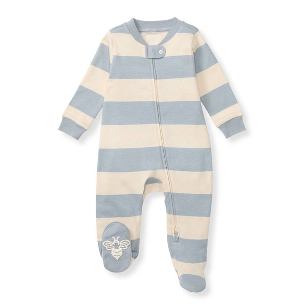 Organic Cotton Sleep & Play - Quarry Stripe