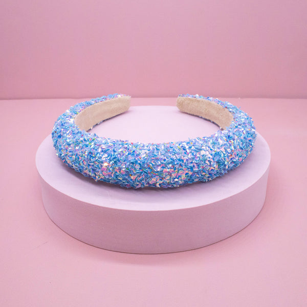 Kids Padded Headband - Chunky Sequin Hair Band