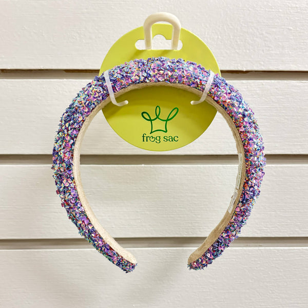 Kids Padded Headband - Chunky Sequin Hair Band