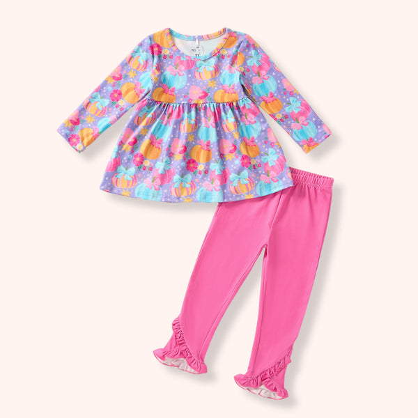 Preppy Pumpkins - Pants Set