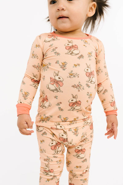 Vintage Bunny Bamboo Set