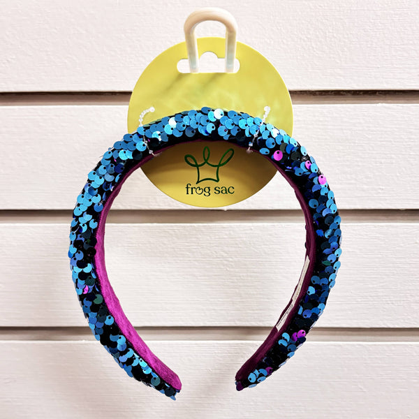 Reversible Sequin Headband - Kids Padded Hair Band