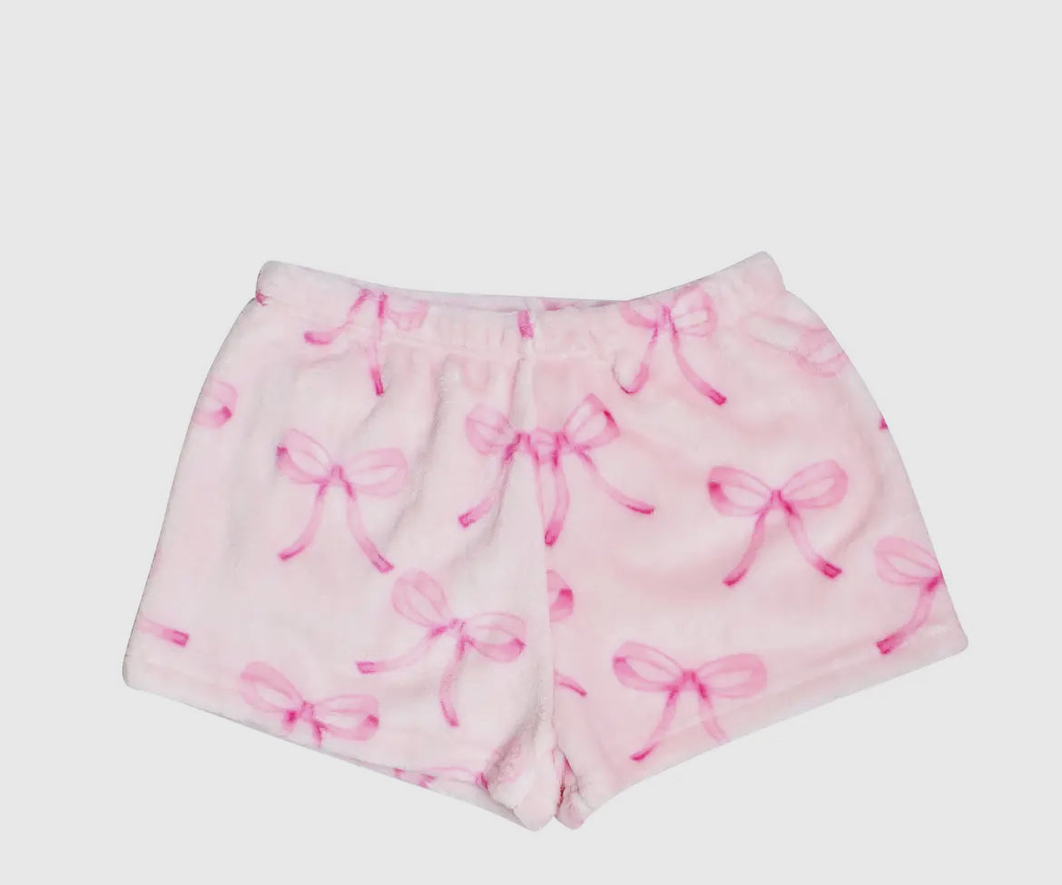 Fleece Printed Cozy Shorts
