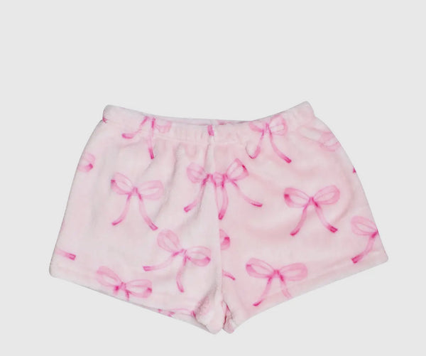 Fleece Printed Cozy Shorts