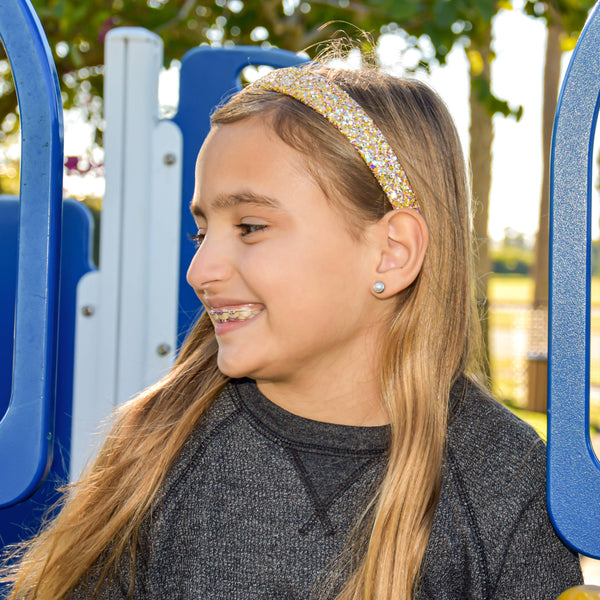 Tapered Chunky Glitter Headband