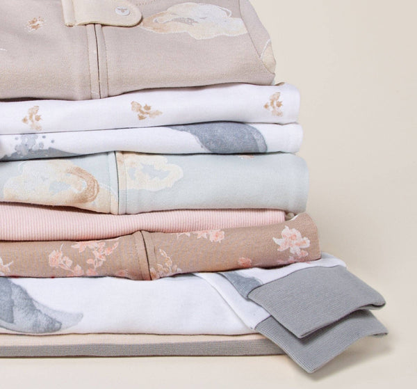 Organic Cotton Sleep & Play - Quarry Stripe