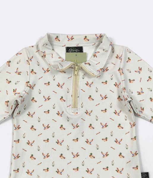 Duck Check Quarter Zip