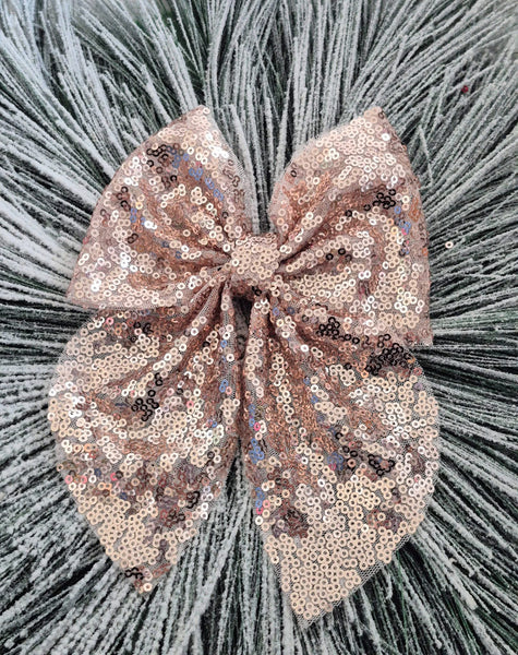 Large Curve Tail Annabelle Sequin Bow