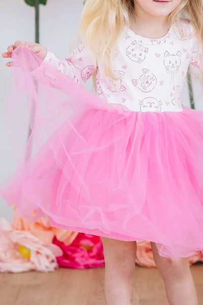Purr-fectly Pink Tutu Dress