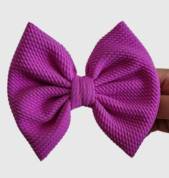 Solid Savannah Hair Bow