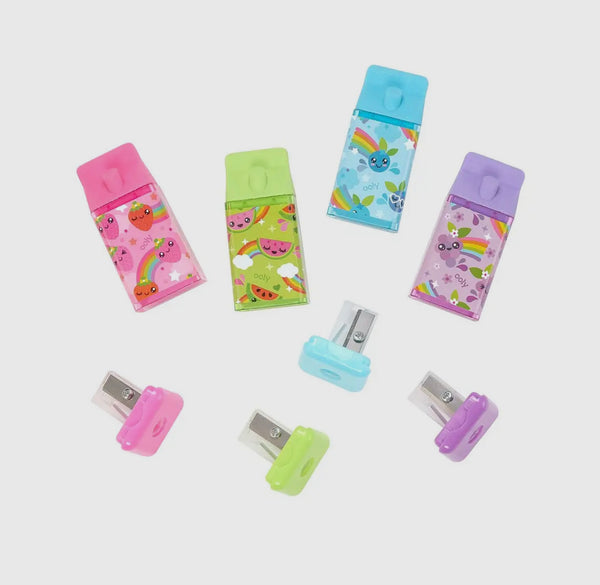 Lil’ Juicy Box Scented Eraser and Sharpener