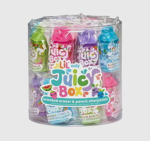 Lil’ Juicy Box Scented Eraser and Sharpener