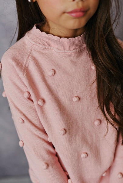 Pink Pom Pom Sweater