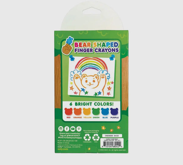 Cuddly Cubs Bear Finger Crayons