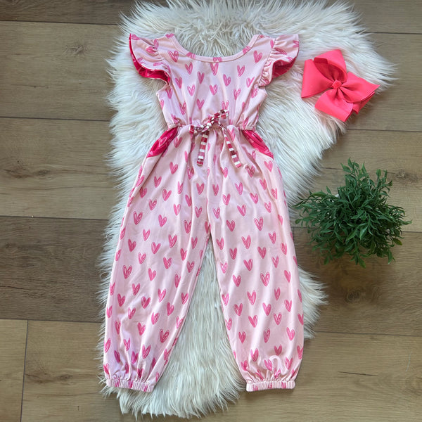 Scribble Hearts Jumpsuit